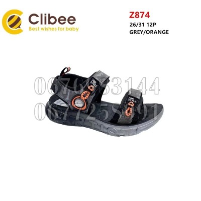 Босоножки Clibee SA-Z874 grey-orange